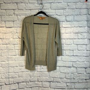 Tory Burch Gold Sparkle Cardigan